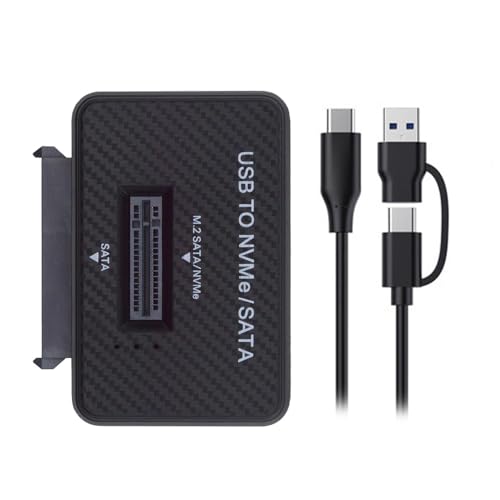 Boîtier M.2 NVME NGFF et SATA 2.5 externe USB-C adaptateur PCBA vertical SSD