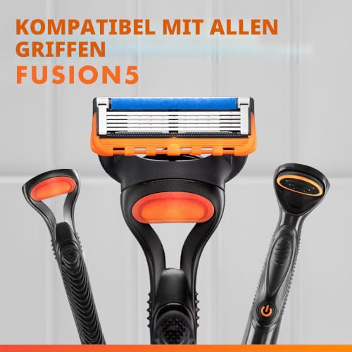 Gillette Fusion5 Ersatzklingen Für Herrenrasierer - Mit Anti-Reibungs-Klingen Für Bis Zu 20 RasuREN - 4x Nachfüllung – Ansicht 5