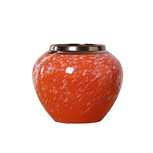 Vase à plantes en céramique vintage et centre de table rétro