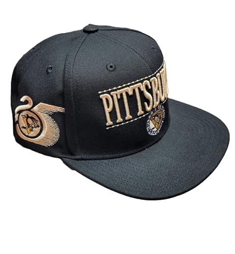 Mitchell & Ness NHL Pittsburgh Penguins Gorra Snapback Negra miniatura 2