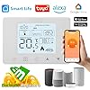 CRONOTERMOSTATO WIFI PROGRAMMABILE SMARTPHONE APP ALEXA TERMOSTATO CALDAIA DA PARETE O BOX 503 DISPLAY IN ITALIANO ALIMENTAZIONE 90-240 Vac DOPPIA FUNZIONE RISCALDAMENTO/CONDIZIONAMENTO