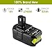 Upgraded 7.0Ah 2Packs P108 18V Battery Compatible with Ryobi 18V ONE+ Battery Replacement P108 P102 P103 P104 P105 P107 P109 P122 Cordless Tool Batteries Rapid Rechargeable Batteries with Indicator
