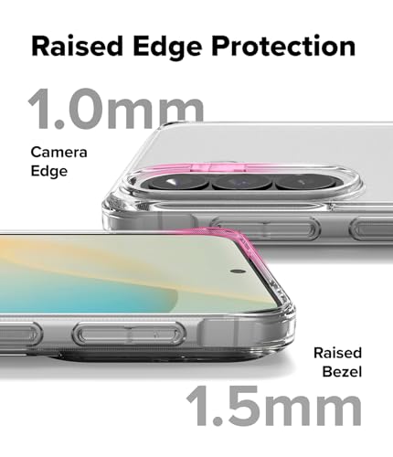 Image of Ringke Fusion for Samsung Galaxy A57 [Scratch Resistant Hard Back] Slim Transparent Protective Cover with Shockproof Case Back Cover - Matte Clear