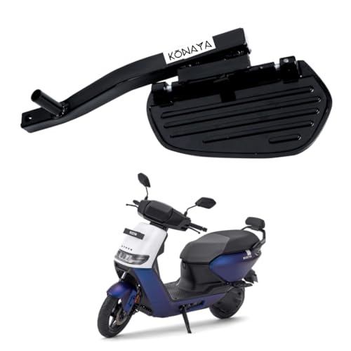 Image of Ather Rizta Footrest for Electric scooter, (Rear Left | Black) Made of Heavy Duty Iron Rod Flat Handle | Rizta Accessories