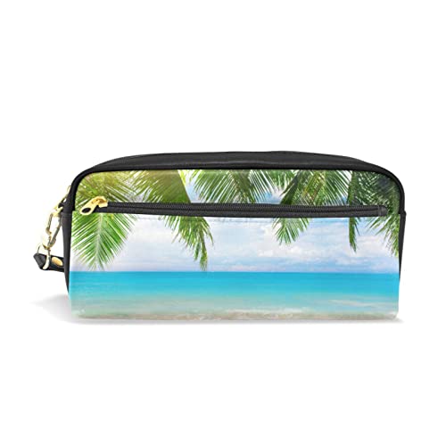 Astuccio con sole e luna dorata con cosmo e astrologia su sfondo astuccio per matite penne pennarelli articoli di cancelleria per scuola e ufficio Multi 15 Taglia blu scuro pelle sintetica