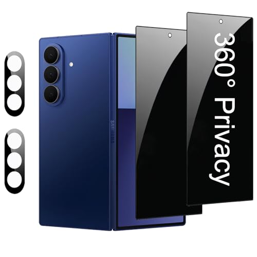 Verre trempé Galaxy Z Fold 7 anti espion 360 degrés contre les regards indiscrets