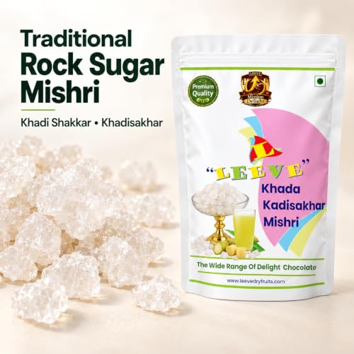 Image of Leeve Rock Sugar Mishri | Khadi Shakkar | Khadisakhar | 1 Kg