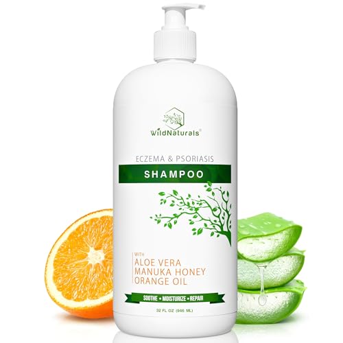 Eczema & Psoriasis Treatment Shampoo – Anti-Dandruff, Scalp Relief for Dry & Itchy Skin – Hypoallergenic, Paraben & Fragrance-Free for Sensitive Scalp