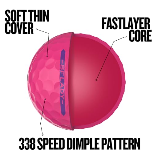 Srixon Soft Feel Lady Golf Balls - Low Compression 12 Pack