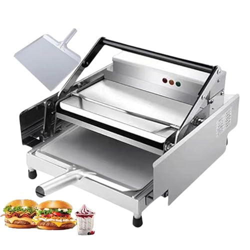 Hamburger Bread Machine, Commercial Bun Baking Machine with Alarm Light & Heating Light, Non-Stick Pan Heat-Up Machine for Family Gatherings