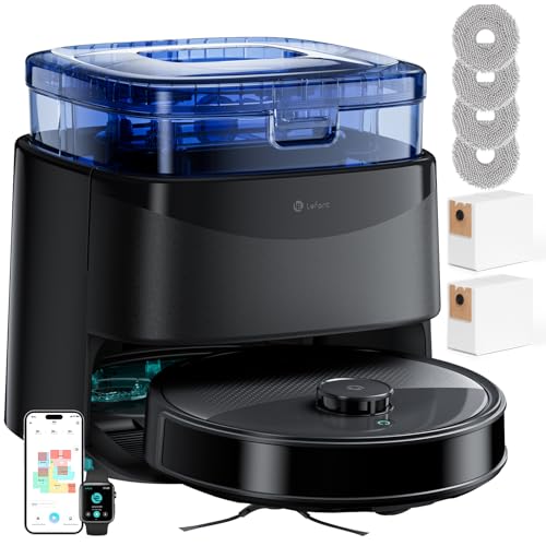 Image of LEFANT M3 Robot Vacuum Cleaner and Floor Wiper, Black