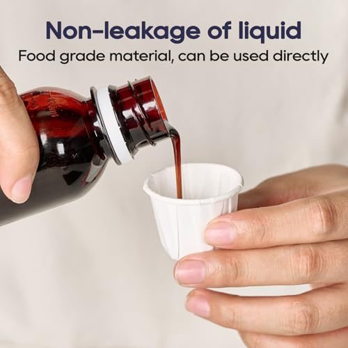 Image of LITOPAK 1000 Pack 0.75 oz Medicine Cups, 3 /4 oz Disposable Condiment Cups