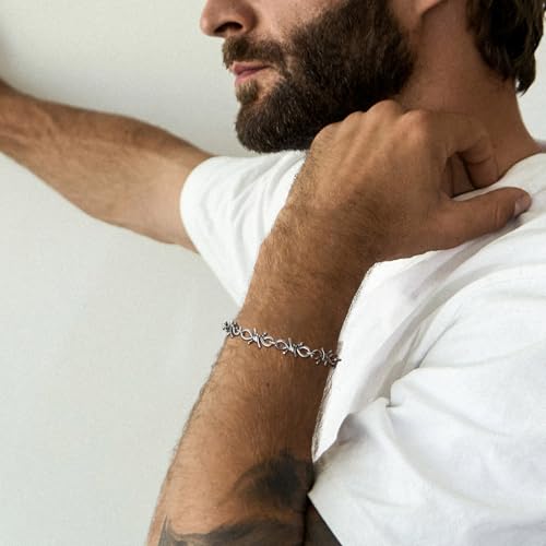 Pulsera de Alambre de Púas para Hombre miniatura 2