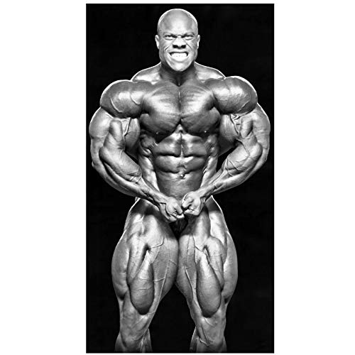 フィルヒース-ボディービルダーアートポスターキャンバス絵画家の装飾ポスターとプリント壁の装飾部屋の装飾リビングルームの装飾50x90cmフレームレス