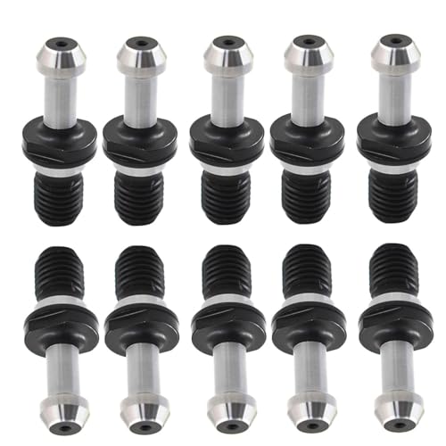 mitoharet 10PCS BT40 60° 0.589in Pull Stud Fixed Knobs for CNC Machining Machines