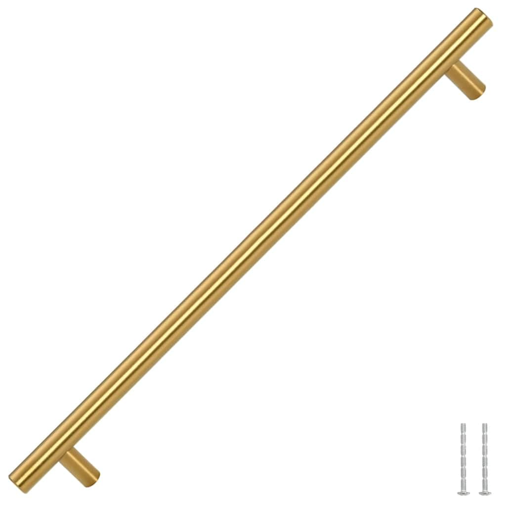 vidaXL Cabinet Handle | Set of 5 | Gold | Stainless Steel | 40 cm Length