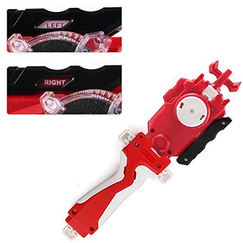 Sparking Launcher LR String Launcher Grip Battling Tops Gaming Gyro Burst Starter String Launcher, Strong Spinning Top Toys Accessories Red