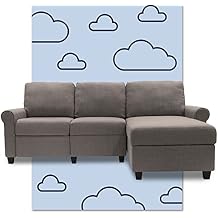 Serta Copenhagen Reclining Sectional with Right Storage Chaise - Gray