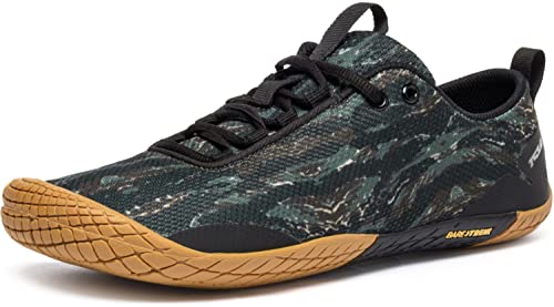 TSLA Men's Trail Running Shoes, Lightweight Zero Drop Barefoot