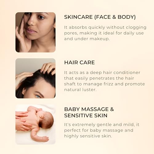 Image of Almond Oil Pure & Raw Cold Pressed | Glowing Skin, Body Massage & Hair Growth | Organic Therapeutic Grade - 100ml
