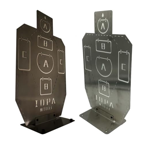 Cible silhouette en métal stable pour le tir par vent fort - 6