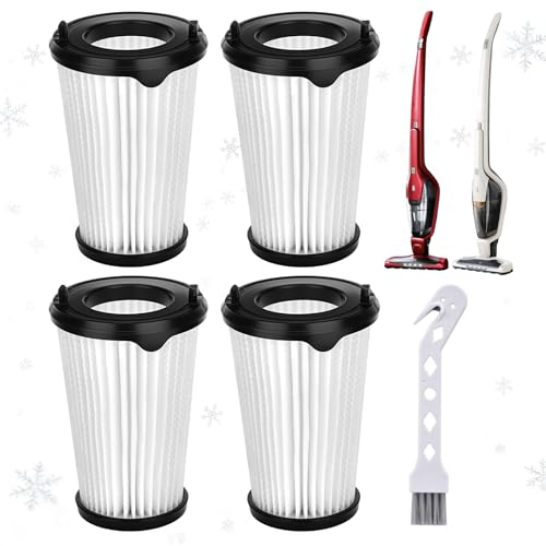 4 Pack VAF-1TM Filter Replacement for Electrolux Ergorapido Stick Vacuum EHVS2510AW VS3510AR Standard & Pet Version PureAdvantage PureAdvantageTM Ergorapido Vacuum Part # EL65522
