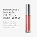 Beauty Pie Wondergloss Collagen Lip Oil + Nude Nectar 0.13 fl oz – Hydrating, Plumping, Non‑Sticky Lip Oil Gloss Hybrid with Collagen AC Micro‑Vectors & Cherry Hibiscus Oils