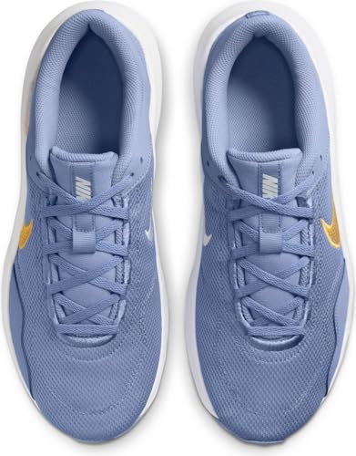 Image of Nike Mens M Legend Essential 3 Nn-Ashen Slate /Sundial Shoes -White-Football Grey-Dm1120-404-8Uk