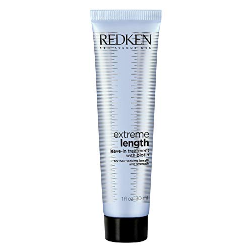 Image of Redken Extreme Length Biotin Leave-In Conditioner For Longer Hair - Promotes Healthy Hair Growth, Strengthens Damaged Hair, Seals Split Ends, Infused With Biotin 