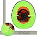 UNCO Industrial Hard Hat Sun Shield, Green, Full & Standard Brim Mesh Sunshade, High Visibility Reflective, Hard Hat Accessory