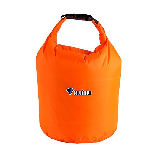 Dilwe impermeabile Floating Dry Bags, borsa portaoggetti per barca, pesca, rafting, nuoto e campeggio, diversi colori e capacità, Orange, XS