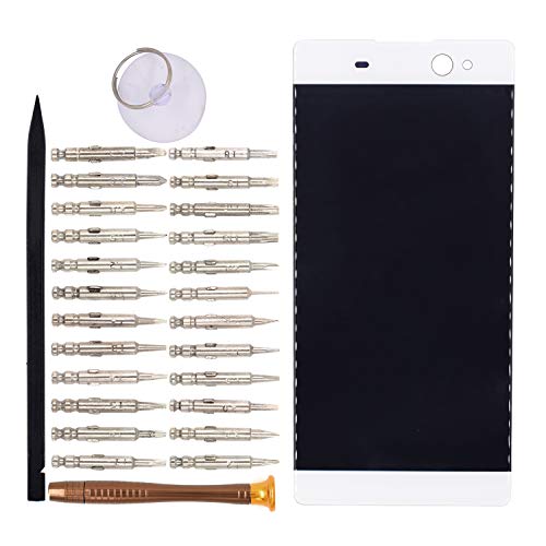 Image of LCD Screen Display with Digitizer Touch Panel Without Bezel Frame Compatible with Sony Xperia XA Ultra F3211 F3212 F3215 F3216 F3213(White)