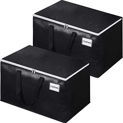 EpicTotes Extra Large Heavy Duty Moving Bags, 125L Packing Bags, 2 Pack