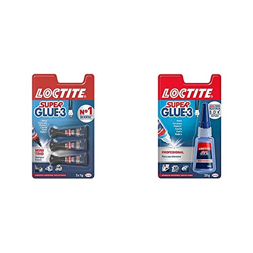 Loctite Super Glue-3 Original Mini Trio Marca Loctite