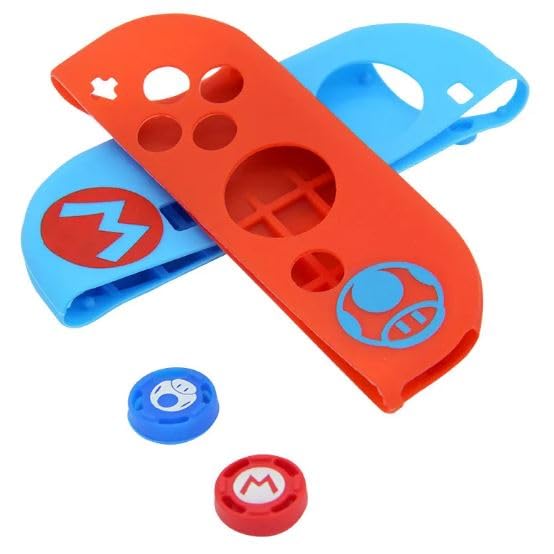 See full amazon price history chart for New World Silicone Case Cover Skins Protective Soft Shell for NS Switch Joy-Con Controller Gamepad Skin for Switch OLED/Switch Joycon Cover (RED Blue) Analog Caps Thumb Grips Mar-io Theme New World Silicone Case Cover Skins Protective Soft Shell for NS Switch Joy-Con Controller Gamepad Skin for Switch OLED/Switch Joycon Cover (RED Blue) Analog Caps Thumb Grips Mar-io Theme (B0C951GYT8) Amazon Price History, Amazon Price Tracker