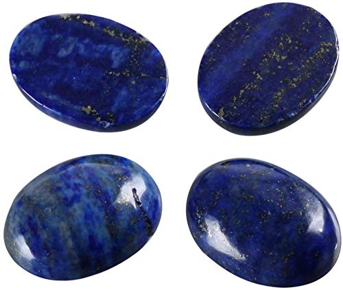 Image of REBUY Lapis Lazuli (Lazwart) Gemstone 11 Ratti, Lab Certified Natural BIg Size