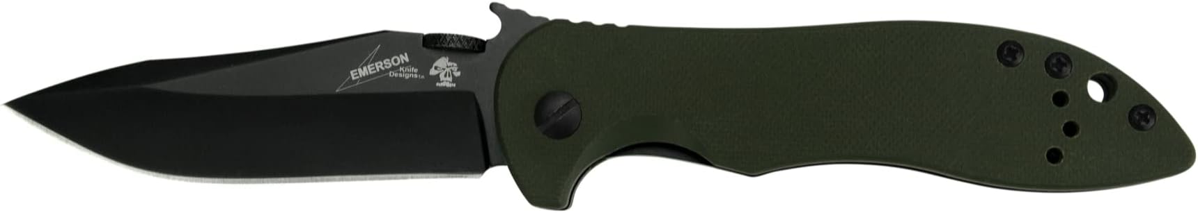 Kershaw Emerson CQC-K Pocket Knives, Manual Opening Folding Knife with Wave Shaped Feature, Multiple Styles