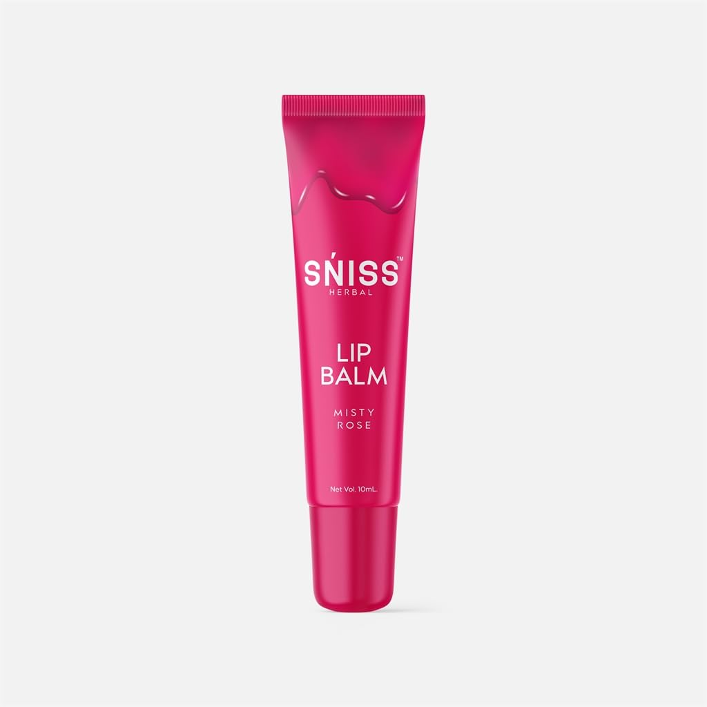 SNISS Herbal Misty Rose Lip Balm for Dry & Chapped Lips | Moisturizing & Nourishing Lip Care | Soft & Smooth Lips | Long Lasting Hydration | Rose Fragrance | 10ml-image-10