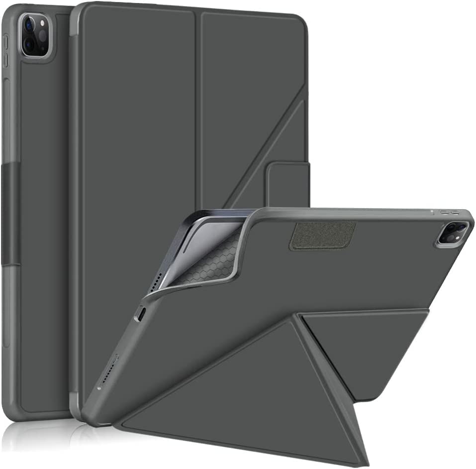 11 Inch iPad Pro Case, Drop Proof iPad Case with Alarm Function, Malleable iPad Case (Grey)