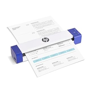 HP PS150 Portable Document Scanner | Compact, Portable, Wireless Digital Scanner with Duplex Mode for Home & Office | Rechargeable, USB & Wi-Fi Direct, Compatible with Mac & Windows PC and Laptop