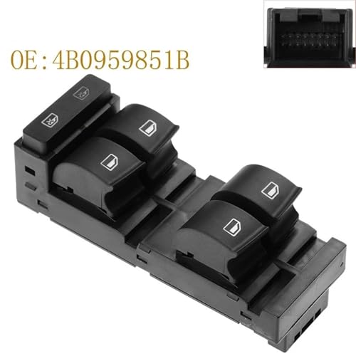 Interrupteur de lève-vitre commande électrique Audi 4B0959851B C5 - 2
