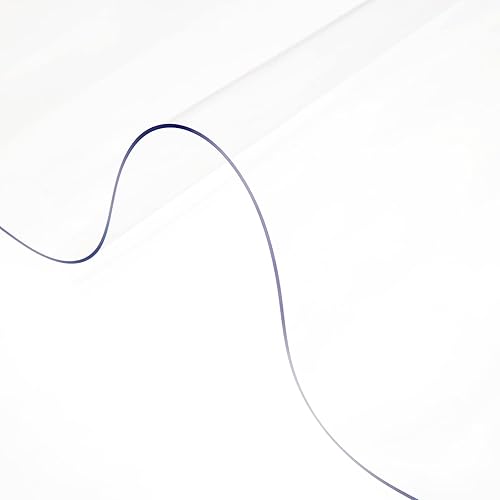 Miniatura 1 de VEVOR - Protector de mesa transparente de 84 x 42 pulgadas, protector de escritorio transparente de 0.059 in de grosor, protector de mesa de