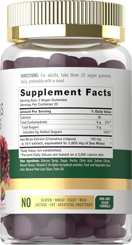 Carlyle Sea Moss Gummies (70 ct, Strawberry Blueberry) — view 2