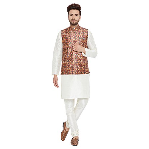 Image of SOJANYA (Since 1958, Men's Silk Fancy Border Dhoti