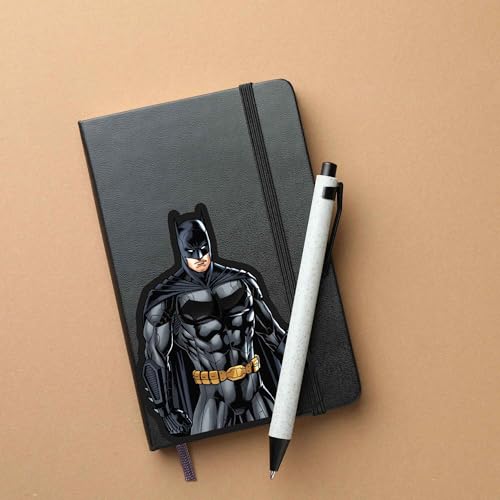 Image of DC Comics Batman Adhesive Vinyl Decal - Striking Batman Sticker for Car, Window, Water Bottle or Laptop