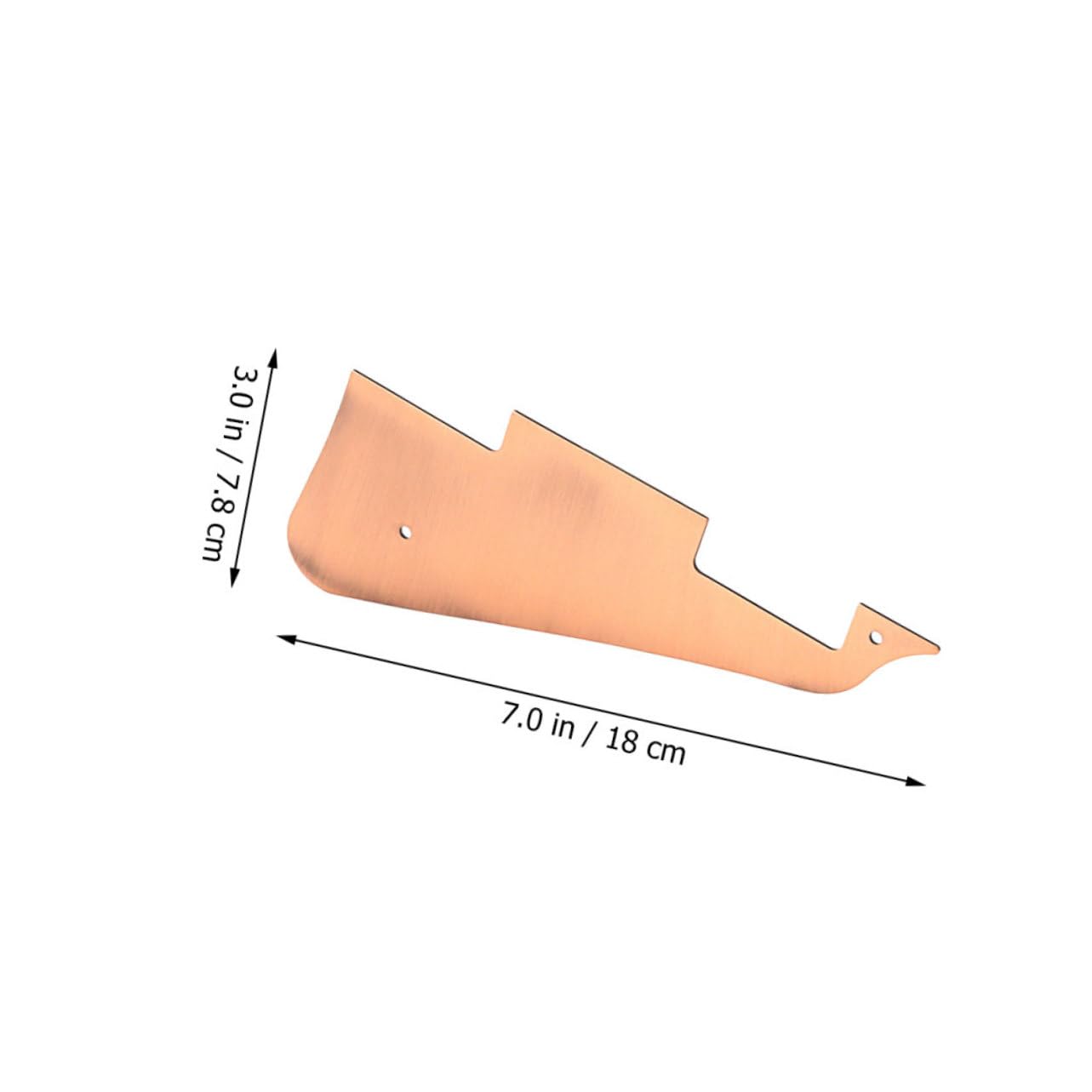 Sosoport Modern Style Metal Guitar Pickguard for Acoustic and Folk Guitars Scratch Replacement Guard Board Lightweight and Easy to Install for Enhancing Your Guitar Look