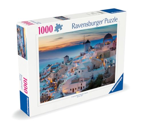 Puzzle 1000 pièces : Soirée à Santorin Ravensburger France - vue 6