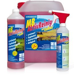 MB- Aktiv Reiniger Kalkex Kombipack: 3 x 1 Liter Konzentrat + 1 Sprühflasche (leer)