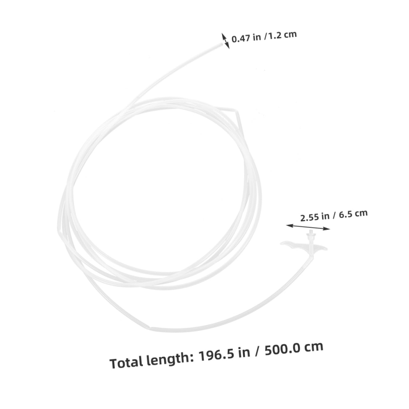 OSOLADY Long Spray Foam Extension Tube Plastic Versatile for Polyurethane Spray Wood Metal Tile Sealing Easy Installation Nozzle
