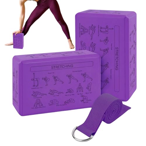 Bloques de yoga para adultos aptos para ejercicios de flexibilidad suaves